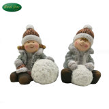 Home Statue Art Ceramic Crafts Kids Statues