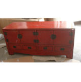 Chinese Antique Furniture Red TV Cabinet TV024