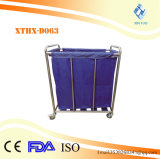 Factory Direct Price Hospital Stainless Steel Dirty Clothes Bag Trolley for Sale