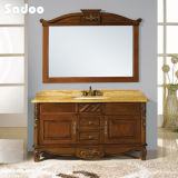 Teak Color Antique Style Solid Wood Vanity (SD-SE1501)