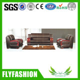 Hot Sale Office Furniture Comfortable Genuine Leather Sofa Set (OF-03)