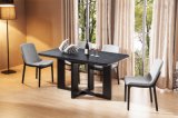 Black Wooden Dining Table Set (CT-2031)