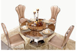 Furniture Glass Dining Table Set Design