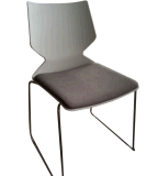 Modern Design Stacking Plastic Steel Home Living Room Chair