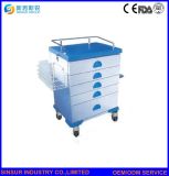 Hospital Furniture Steel Multi-Use Medical Drug Delivery Trolley/Cart