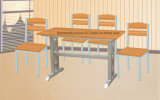 Wooden Restaurant Dining Set/Dining Table and Chair