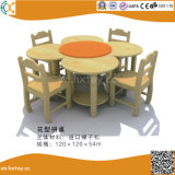 Preschool Wooden Flower Shape Table for Children