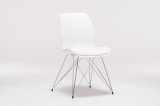 PP Plastic Morden Metal Dining Chair