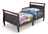 Wooden Sleigh Toddler Bed