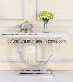 Modern Console Table Marble Top 952#