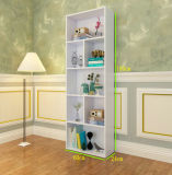 Wooden Color Bookshelf Made by MDF