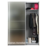 Attractive Bedroom Furniture Glossy Sliding 2 Door Wardrobe (WB65)