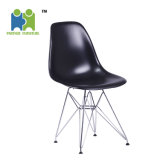 Chinese New Design Colourful Available Steel Legs Plastic Dining Chair