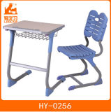 Metal School Student Studying Table with Plastic Chair