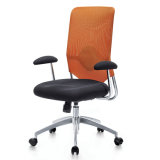 Hot Sale Metal Type Fabric Office Chair with Fixed Metal Armrests