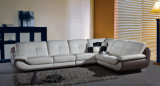 Home Furniture Genuine Leather Sofa (H2768)