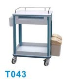Hospital ABS Medical Instrument Cart Treatment Trolley
