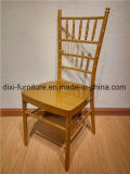 Gloden Metal Wedding Chiavari Chair Hotel Tiffany Chair with Cushion Factory Directly Sale