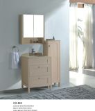 60cm Wide Wood Grain PVC Bathroom Cabinet