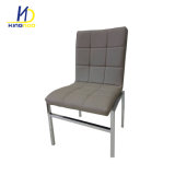 Top Sale Modern Soft PU Leather Dining Office Chair with Chrome Legs