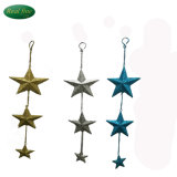 Tricolor Optional Iron Hanging Decorations Star Handicraft