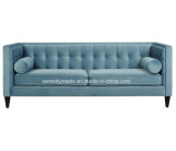 Modern Home Furniture Wooden Velvet Tufted Arm Sofa