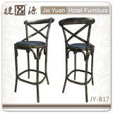 Antique Style Metal X Cross Back Chair (JY-B17)