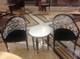 Luxury Dining Sets/European Style Restaurant Furniture/Silver Foil Dining Sets (GLNDT-001)