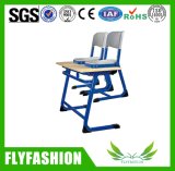 School Student Double Wooden Desk and Chair