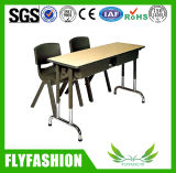 Modern Design School Desk and Chair for Double (SF-25D)