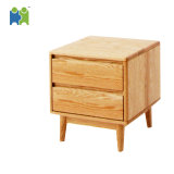 Double Solid Wood Oak Bedside Furniture Cabinet (Easter)