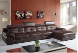 Modern Leather Sofa Furniture Sectional Sofa with Genuine Leather