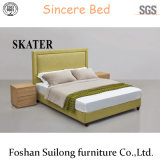 Modern Bedroom Bed American Style Fabric Bed Sk05