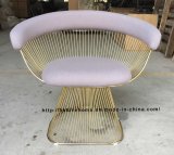 Leisure Metal Dining Restaurant Cushion Outdoor Steel Wire Chair