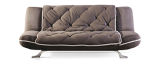 Modern Fabric Folded Sofa Bed with High Density Cushion