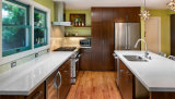 Modern Solid Wooden Pre Built Kitchen Cabinets Wood