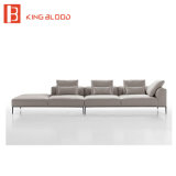 Leisure Style White Fabric Sofa Set for Living Room