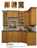 Oak Solid Wood Kitchen Cabinet (JX-KCSW031)