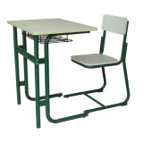 Single Seat Fixed School Study Table Chair, Standard Size Used Attached School Table Chair, Assemble Study Table and Chair