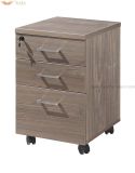 Office Furniture Wooden 3-Drawer Mobile Storage Cabinet (HY-5001)