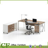 Powder Coating Office Manager Desk Executive Table with Side Cabinet