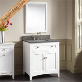 Fed-347A 30 Inch New Design Modern Solid Wood White Hotel Bathroom Cabinet Bathroom Vanities