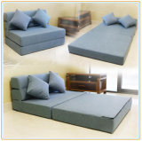 3-Piece Convertible Couch Sofa Bed Living Room Dorm Fabric Furniture Sleeper