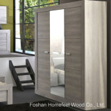 Fashion Modern Bedroom 3 Door Mirrored Wardrobe (WB54)