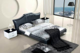 Bedroom Furniture Modern Genuine Leather Soft Bed (SBT-5830)