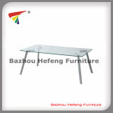 New Design Metal Tempered Glass Coffee Table (CT005)