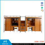 High Quality Dormitory Manufactures Steel Bunk Bed / Metal Double Bunk Bed