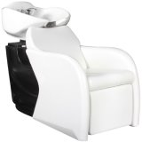 Black Base White Shampoo Unit Backwash Chair Bed Hairwash Chair