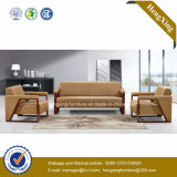 Modern Office Furniture Genuine Leather Couch Office Sofa (HX-CF007)