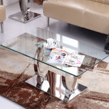 2017 Most Popular Stainless Steel Frame Coffee Table